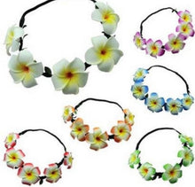 Load image into Gallery viewer, Plumeria Elastic Head Band
