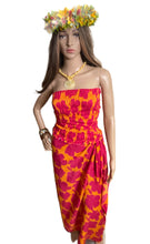 Load image into Gallery viewer, Sunny Hibiscus lava lava Set (one size)
