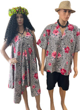 Load image into Gallery viewer, Hibiscus Tapa Moani Dress (one size)

