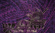 Load image into Gallery viewer, Talofa Samoa Purple Kava Bowl
