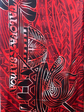 Load image into Gallery viewer, Talofa Samoa Red Kava Bowl
