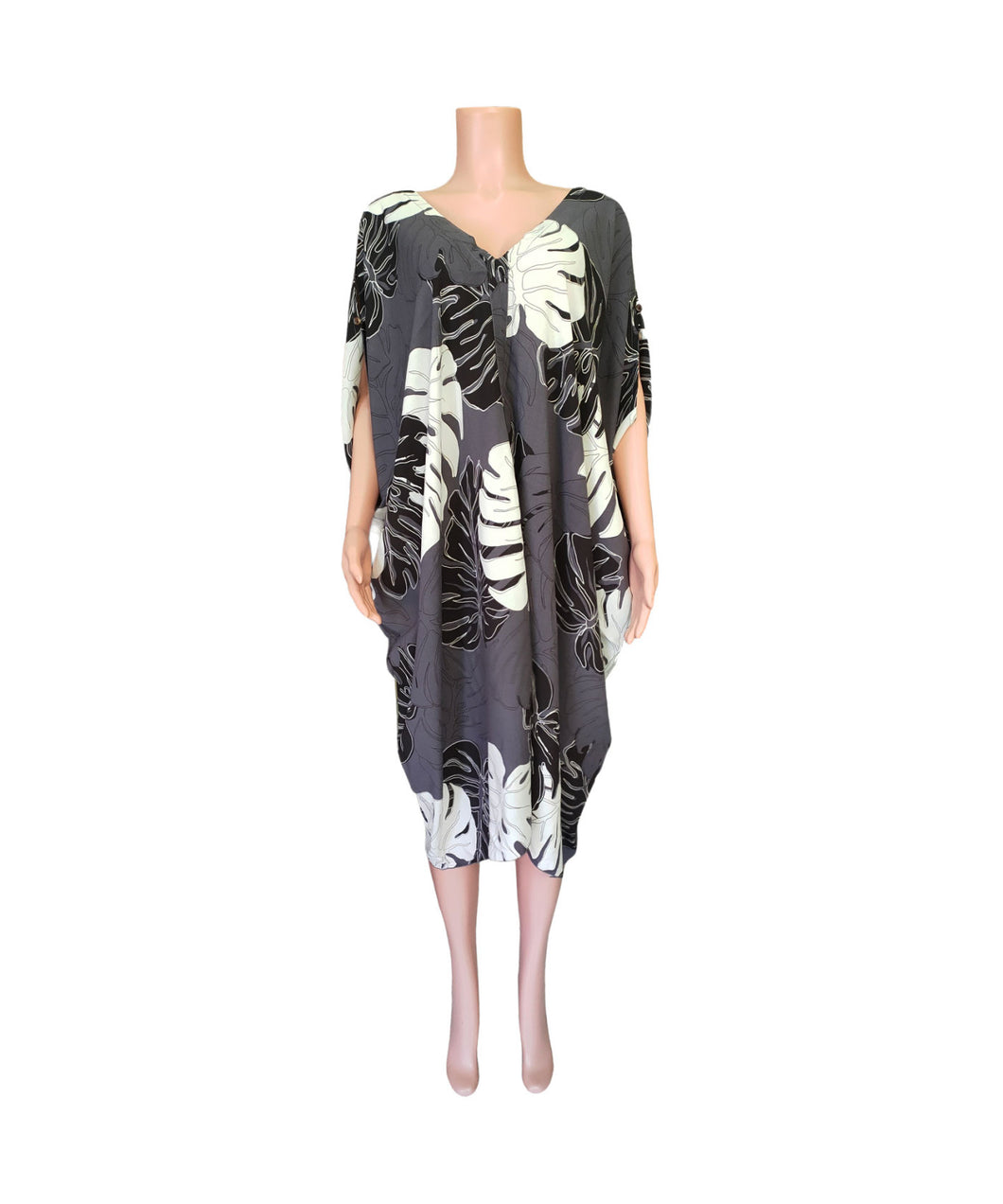 Monstera Leaf Oahu Dress (one size)
