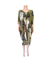Load image into Gallery viewer, Monstera Leaf Oahu Dress (one size)
