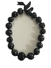 Load image into Gallery viewer, Black Kukui Nut Choker Lei
