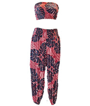 Load image into Gallery viewer, Island Monstera Pants with Bandeau Top (One Size)
