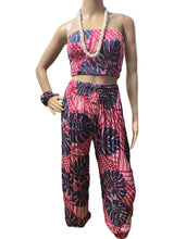 Load image into Gallery viewer, Island Monstera Pants with Bandeau Top (One Size)
