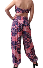 Load image into Gallery viewer, Island Monstera Pants with Bandeau Top (One Size)
