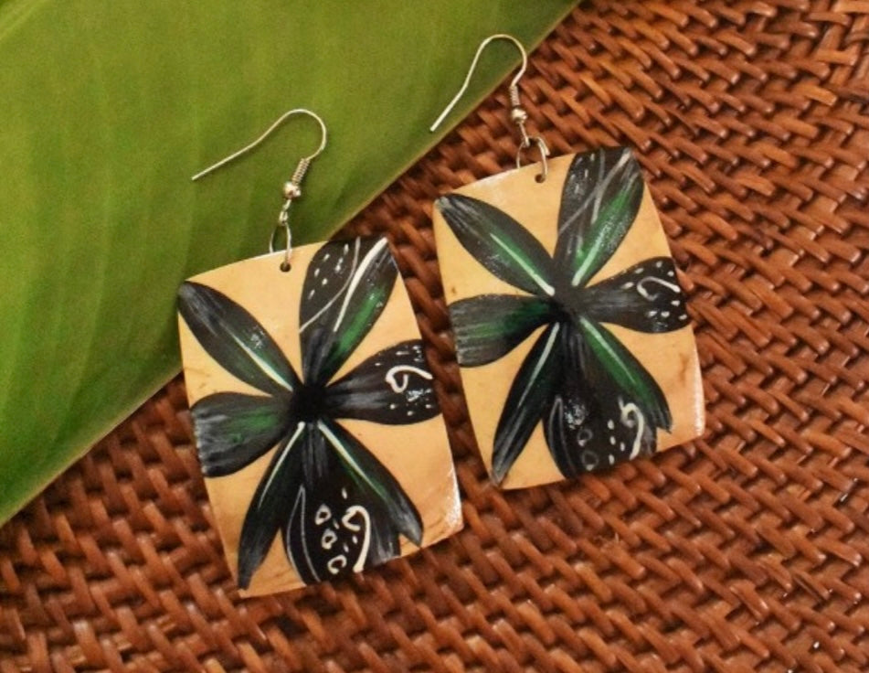 Handmade Coconut Earrings