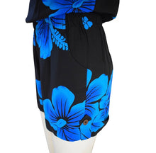Load image into Gallery viewer, Hibiscus Strapless Shorts Romper
