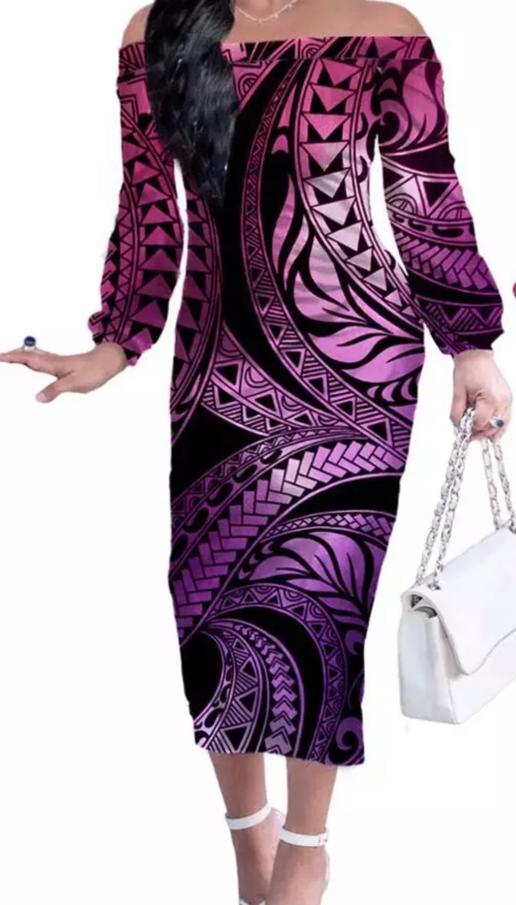 Lole Magenta Tribal Dress