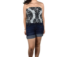 Load image into Gallery viewer, Monstera Elastic Tube Top (One Size)
