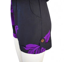 Load image into Gallery viewer, Hibiscus Strapless Shorts Romper
