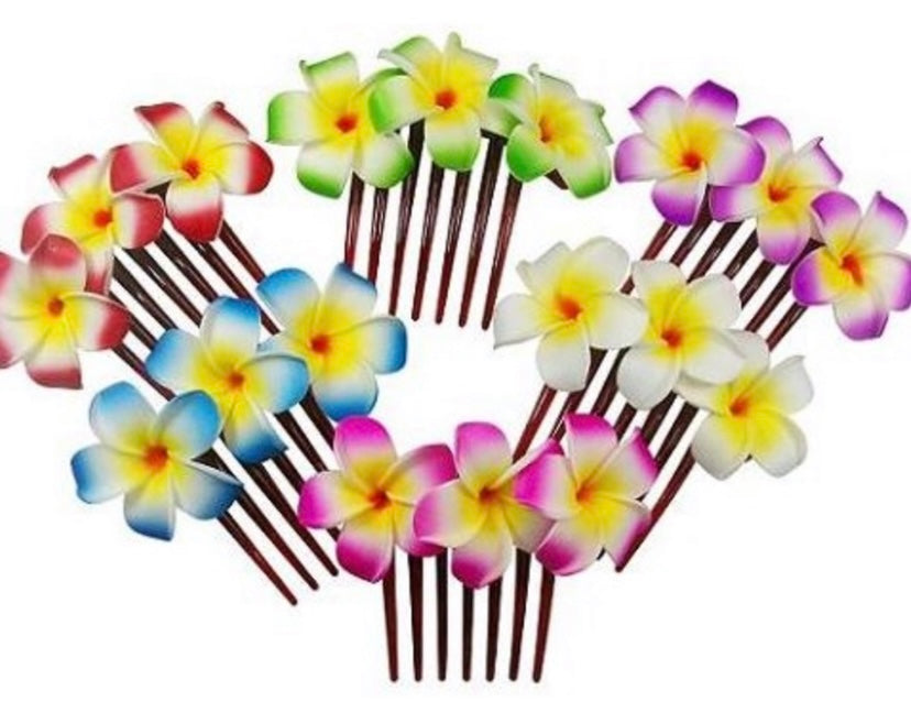 Plumeria Hair Comb