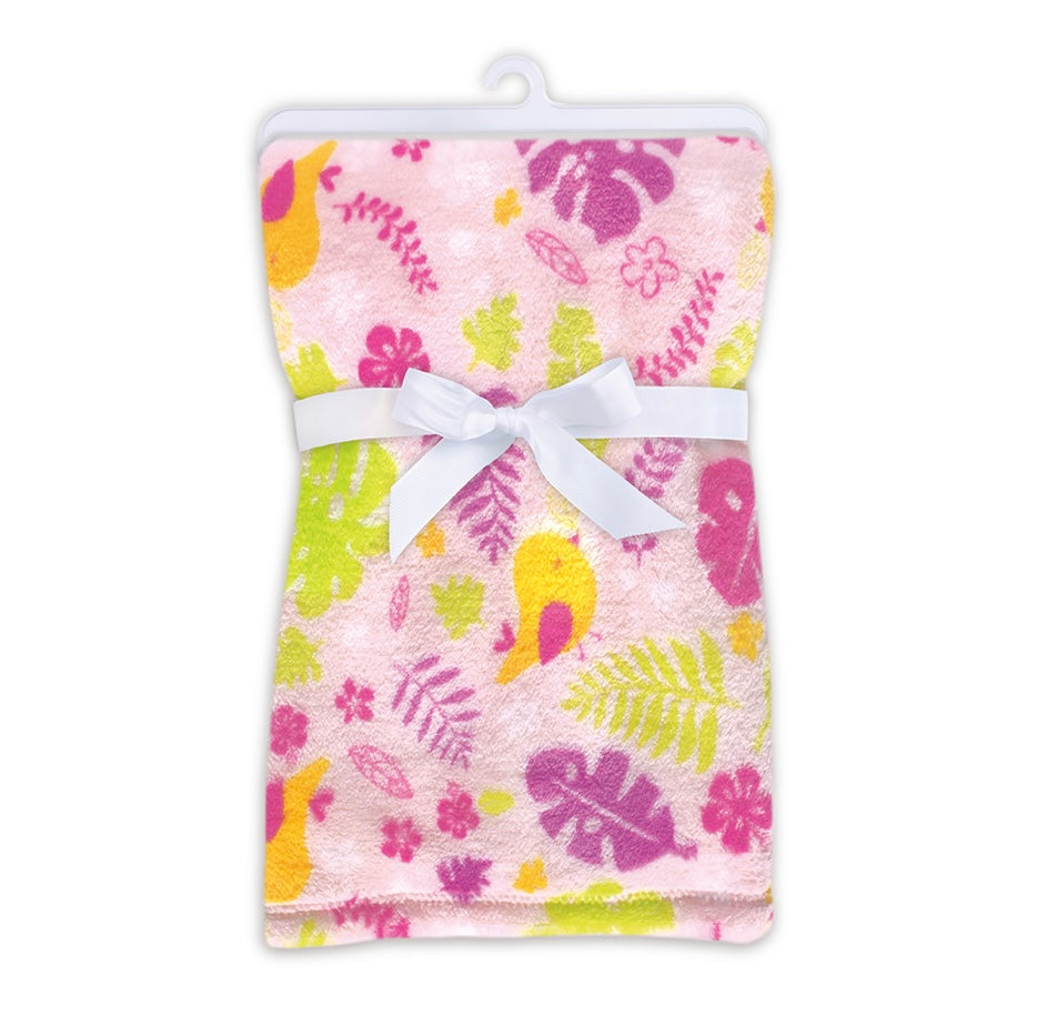Tropical Paradise Baby Plush Blanket