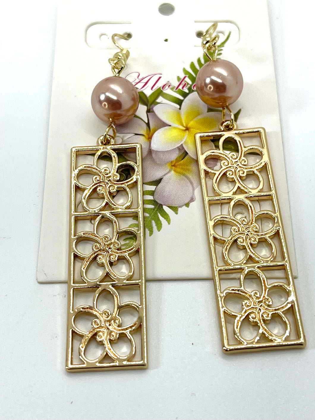 Triple Plumeria’s with Lavender Pearl